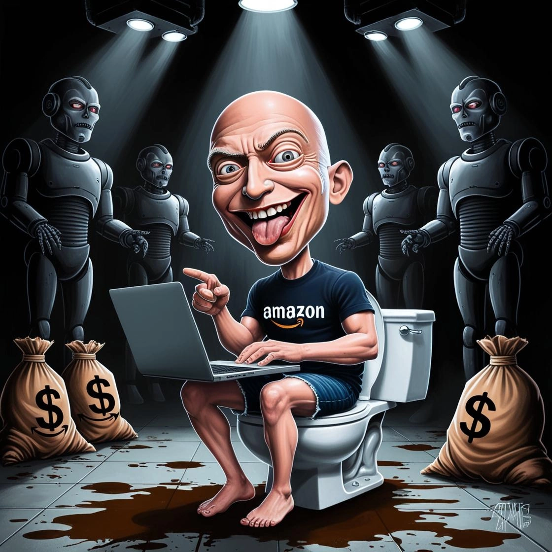 Boycott amazon. Jeff Bezos is a greedy little man.