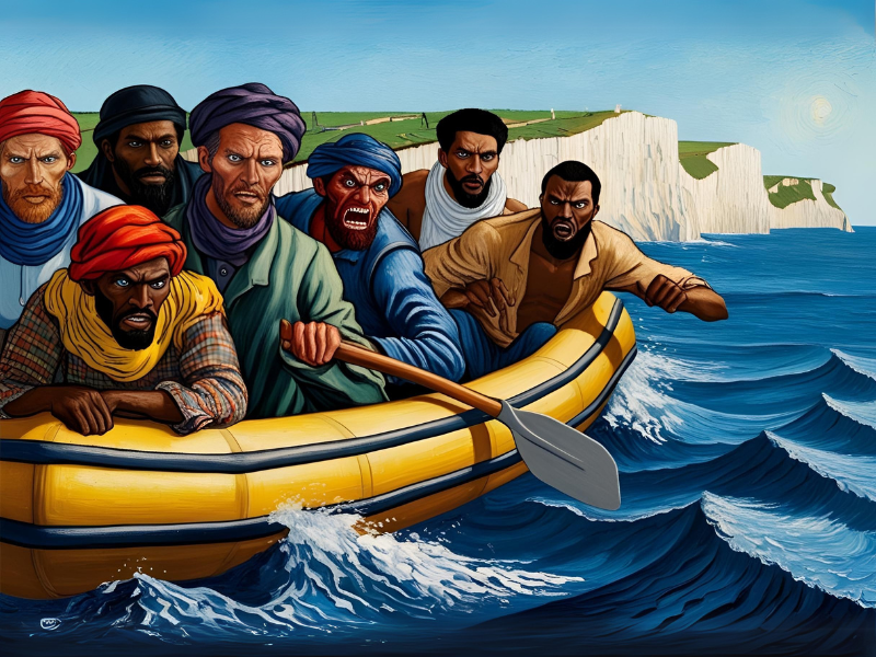 Small boat migrants